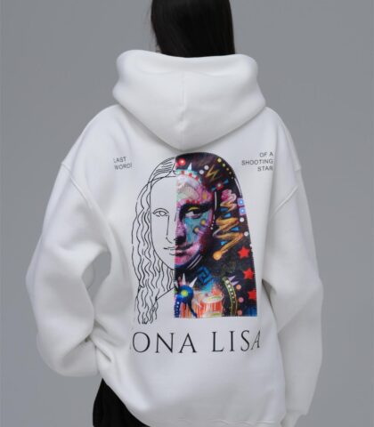 Mona Lisa Oversized Hoodie